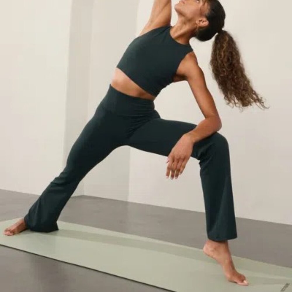 Athleta Elation Ultra High Rise Flare Pant Color: Cypress Size: XXS - Picture 2 of 2